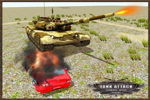 Tank Attack Urban War Sim 3D capture d'écran 1