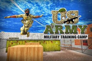 US Army Military Training Camp Affiche