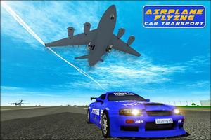 Avião, voando, car, transporte imagem de tela 2