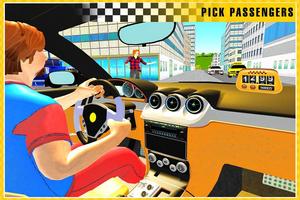 Taxi Drive 3D City Rush Duty capture d'écran 2