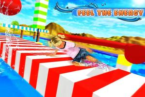 Stuntman Runner Water Park 3D الملصق