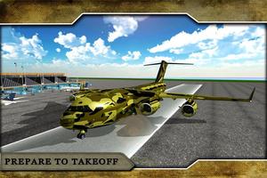 Army Airplane Tank Transporter Affiche
