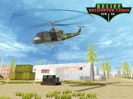Poster Relief Helicopter Cargo Sim 3D