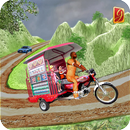 berg- stad tuk tuk riksja Gratis Simulatie-APK