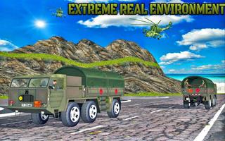 Real Off-Road Army Transport plakat