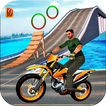 Moto Beach Jumping Bike Stunt