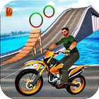 Moto Beach Jumping Bike Stunt icône