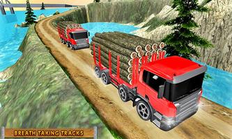 Offroad LKW Treiber Ladung Simulator Plakat