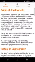 Cryptography Tutorial captura de pantalla 1