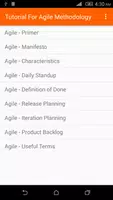 Agile Methodology Tutorial poster