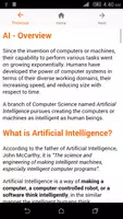 Artificial Intelligence Tutorial captura de pantalla 1