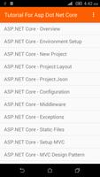 Tutorial For Asp.Net Core poster