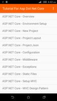 Tutorial For Asp.Net Core โปสเตอร์