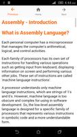 Assembly Language Tutorial capture d'écran 1