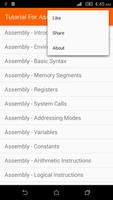 Assembly Language Tutorial capture d'écran 2