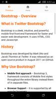 Tutorial For Bootstrap capture d'écran 1