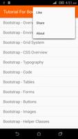 Tutorial For Bootstrap syot layar 2