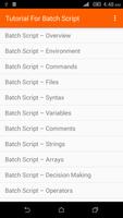 Tutorial For Batch Script โปสเตอร์