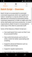 برنامه‌نما Tutorial For Batch Script عکس از صفحه