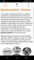 Tutorial For Big Data Analytics اسکرین شاٹ 1
