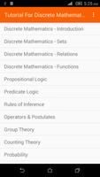 Discrete Mathematics Tutorial โปสเตอร์
