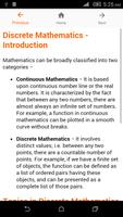 برنامه‌نما Discrete Mathematics Tutorial عکس از صفحه