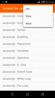 Tutorial For Javascript syot layar 2