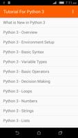 Tutorial For Python 3 Affiche