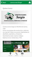 Construcciones Sergio capture d'écran 2
