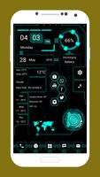 ハイテクUIランチャー - テーマ、最新ランチャーUI スクリーンショット 3