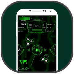 Скачать Современный Hi-Tech Launcher 2018 - тема hitech APK