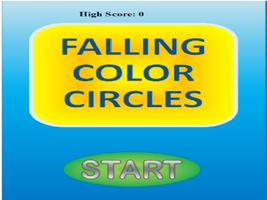 Falling Color Circles Poster