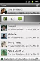 Textor - SMS with location captura de pantalla 2