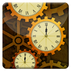 Gear World Analog Clock LWP icône