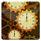 Gear World Analog Clock LWP icon