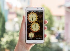 Gear World Analog Clock LWP screenshot 1