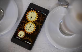Gear World Analog Clock LWP screenshot 3