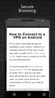 Private Vpn Proxy Browser Tips screenshot 1