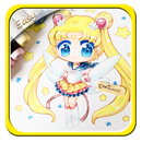 How to draw Easy 5ailor Moon APK