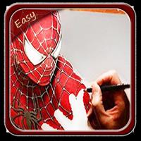 how to draw Easy Spider MEN পোস্টার