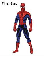 how to draw Easy Spider MEN স্ক্রিনশট 2