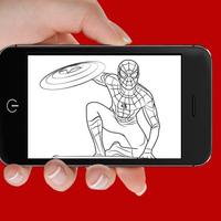 how to draw Easy Spider MEN স্ক্রিনশট 3