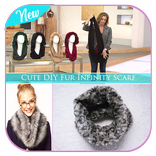 Cute DIY Fur Infinity Scarf