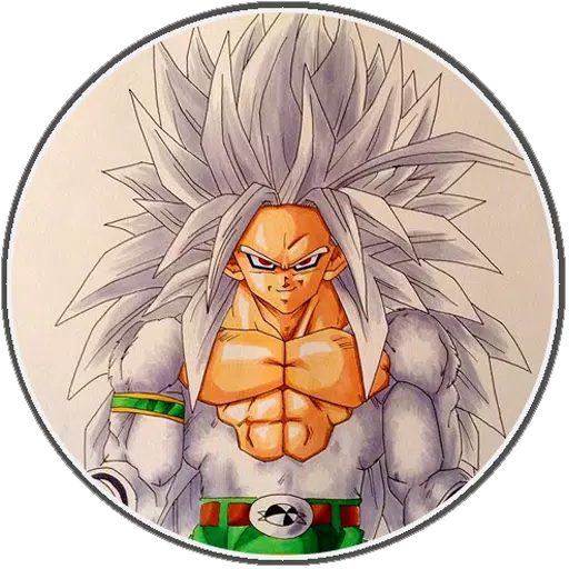 Como Desenhar o Goku SSJ 5 - Passo a Passo 