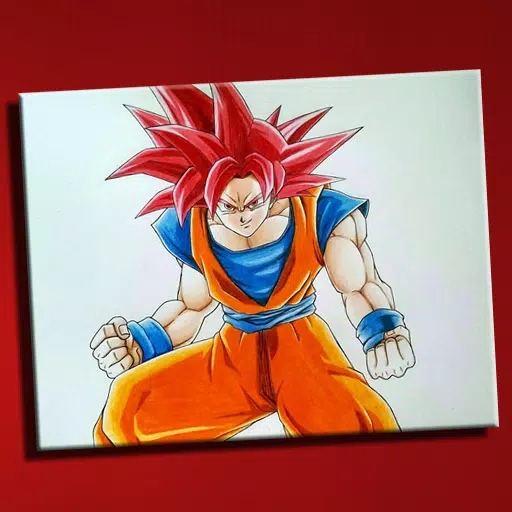 Passo a Passo Como desenhar Fase de Deus - Goku Dragon Ball Z 