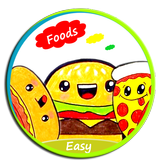How to draw Cute Foods آئیکن