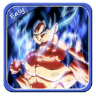 how to draw Goku Easy Ultrainstinct আইকন
