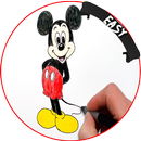 how to draw miky mouse and friend APK