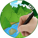 how to draw scenery APK