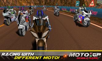 Traffic Highway Motorbike Racing 3D poster